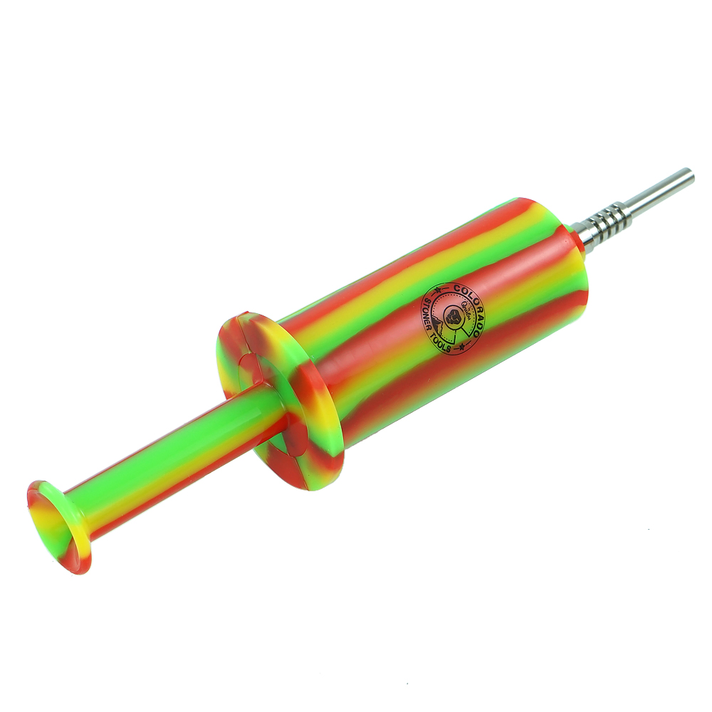 Syringe Collector Qnubu Colorado Colorful with Titanium Tip 23cm