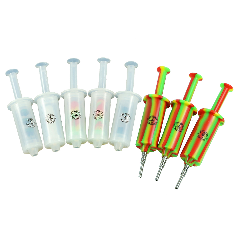 Syringe Collector Qnubu Colorado Colorful with Titanium Tip 23cm