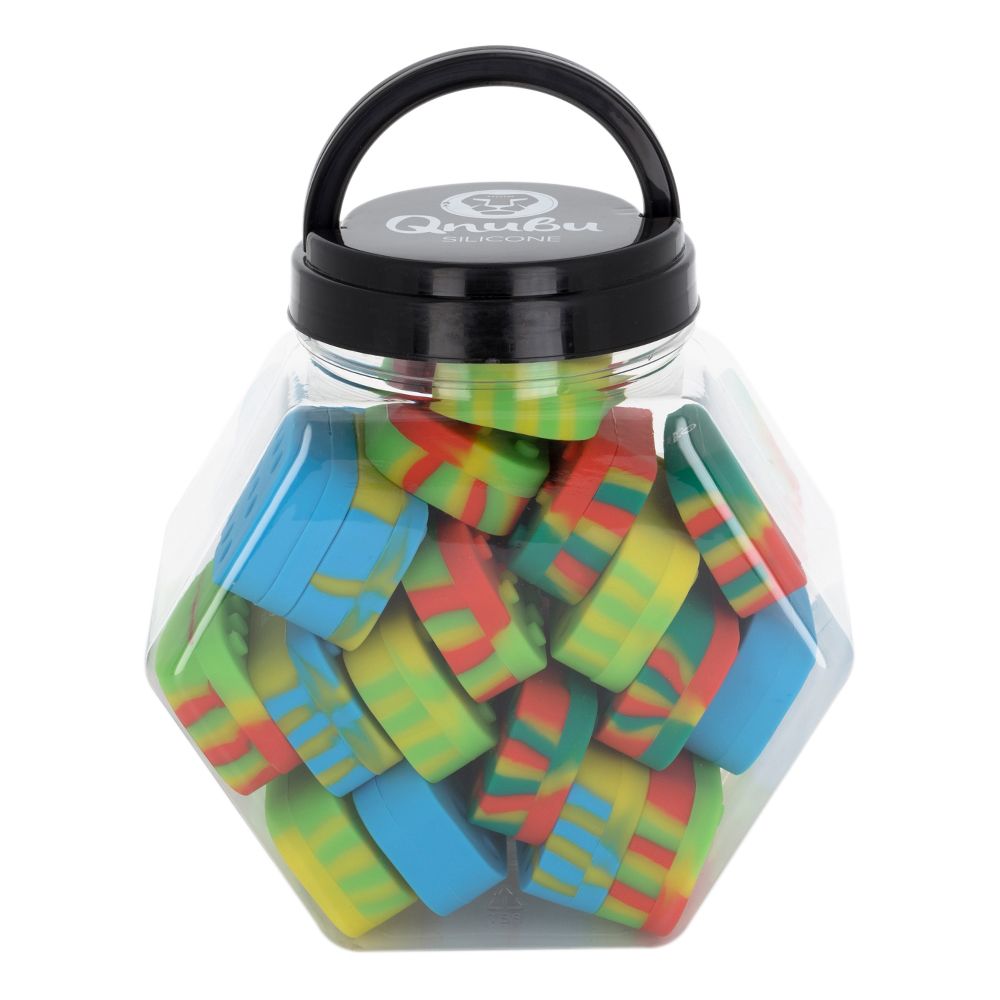 34ml Stackable Jar 6+1 Qnubu Silicone (Display XL 20 Unit)
