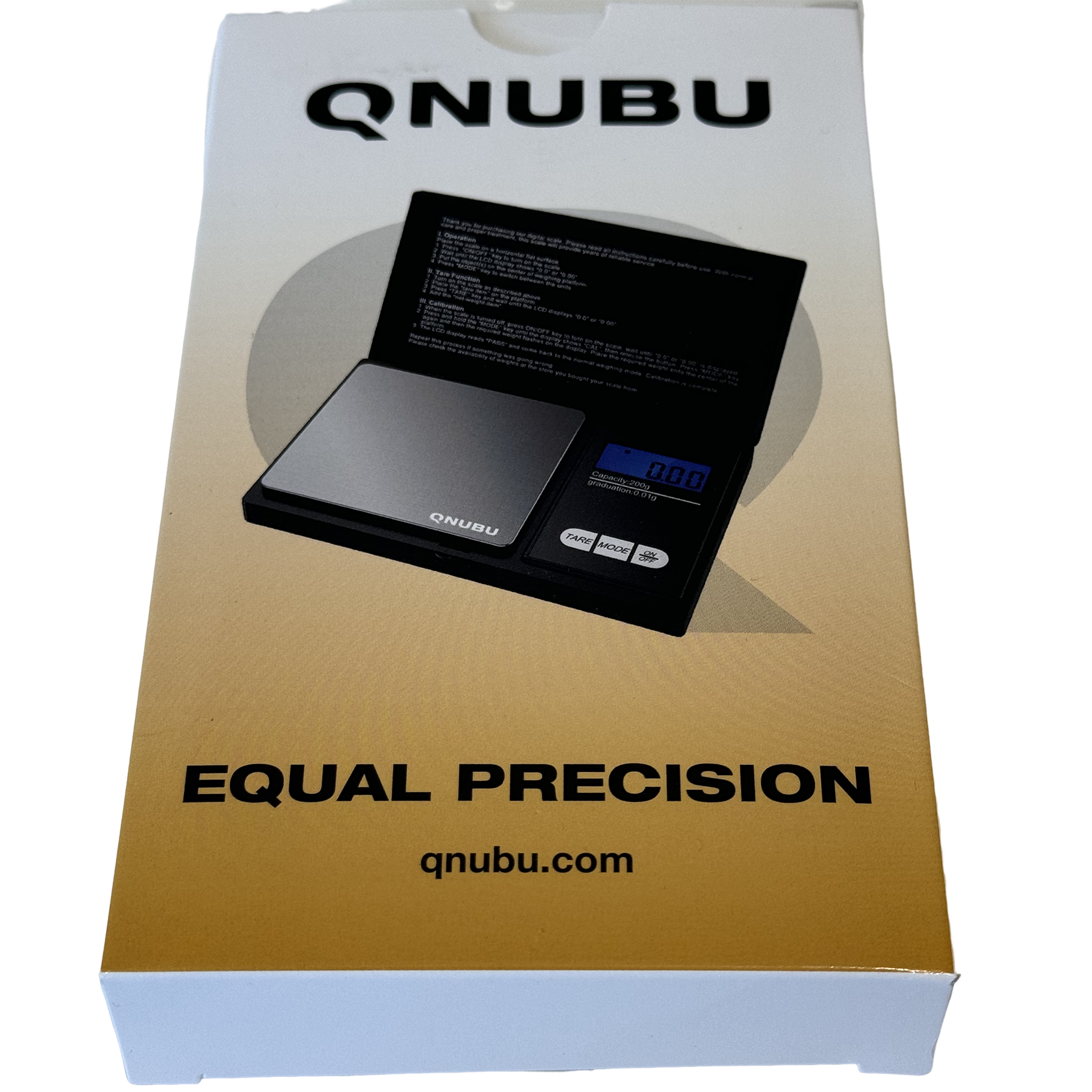 Balanza digital - Qnubu - Equal Precision (0.01g a 200g)