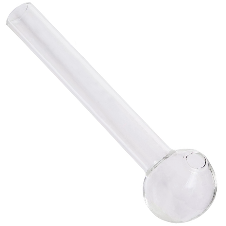 12,7 cm, pipa de cristal para pipa de aceite, tubo de cristal (4 unidades)