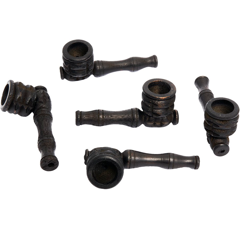 GreenWood Wood Pipe 3" 7.6cm Colorado Stoner Tools (Pack 5Und)