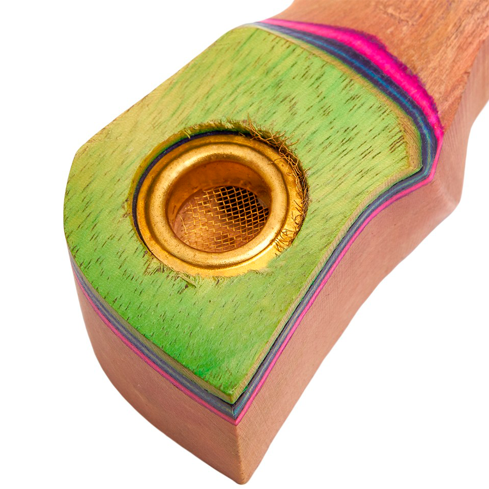 Pipa de Madera Pueblo 3" 7.6cm Colorado Stoner Tools (Pack 5Und)