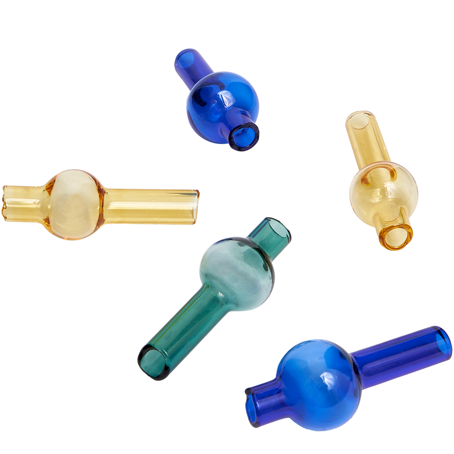 Glass Carb Caps Colorado Stoner Tools (5 Un Pack)
